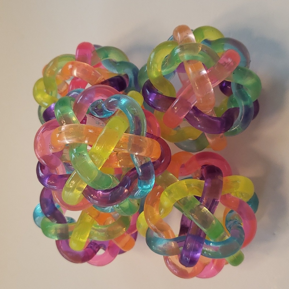 🥳3/20🥳  5 Jelly Woven Balls - Transparent Pastel Colors